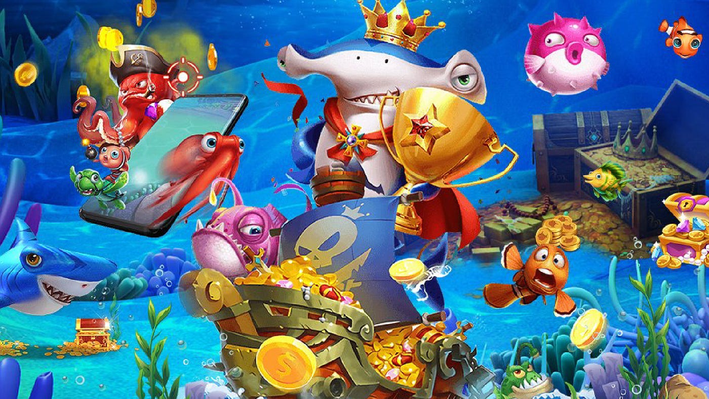 หน้าจอเกมยิงปลาใต้น้ำพร้อมเป้าหมายหลากหลายของ pay69